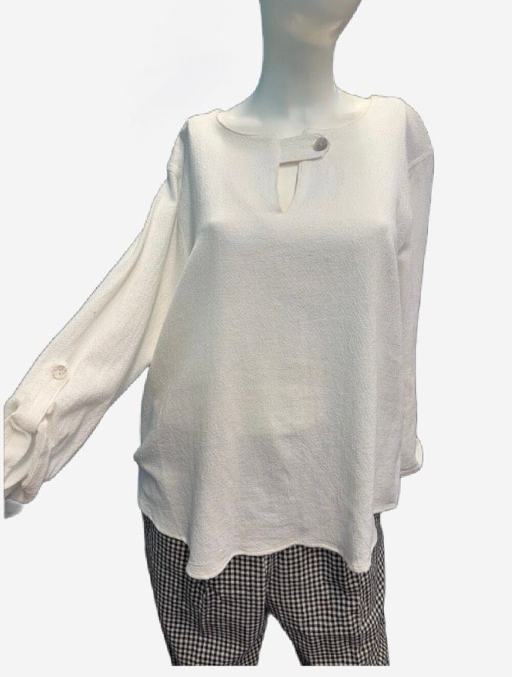 Toofan Off White Cityon Top Women’s Size XL Blouse